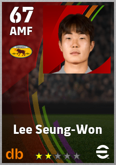 Lee Seung-Won eFootball player card