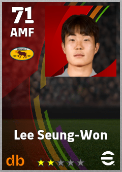 Lee Seung-Won eFootball player card