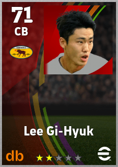 Lee Gi-Hyuk eFootball player card