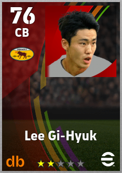 Lee Gi-Hyuk eFootball player card