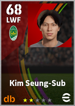 Kim Seung-Sub — LWF, OVR 68, MAX 68