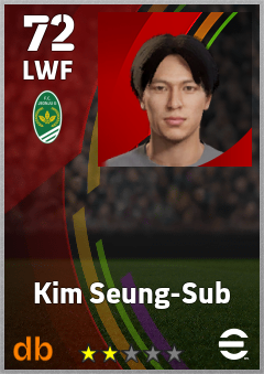 Kim Seung-Sub eFootball player card