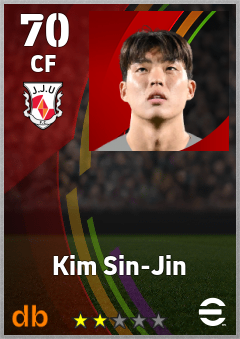 Kim Sin-Jin — CF, OVR 70, MAX 70