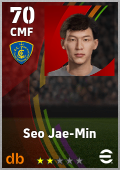 Seo Jae-Min — CMF, OVR 70, MAX 70