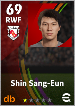 Shin Sang-Eun — RWF, OVR 69, MAX 69