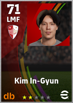 Kim In-Gyun — LMF, OVR 71, MAX 71