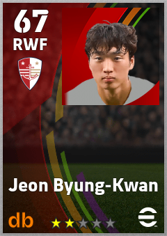 Jeon Byung-Kwan eFootball player card