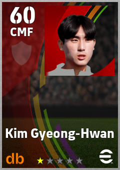 Kim Gyeong-Hwan eFootball player card