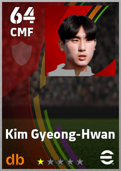 Kim Gyeong-Hwan — CMF, OVR 64, MAX 64