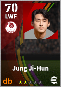 Jung Ji-Hun — LWF, OVR 70, MAX 70