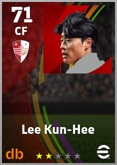 Lee Kun-Hee — CF, OVR 71, MAX 71