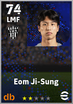 Eom Ji-Sung — LMF, OVR 74, MAX 74