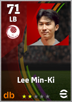 Lee Min-Ki — LB, OVR 71, MAX 71