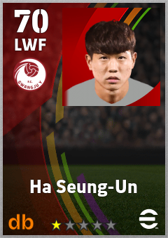 Ha Seung-Un — LWF, OVR 70, MAX 70