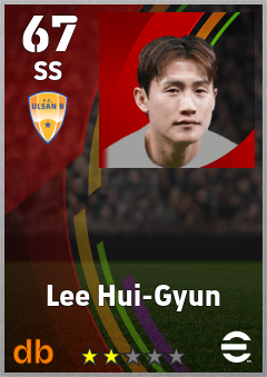 Lee Hui-Gyun eFootball player card