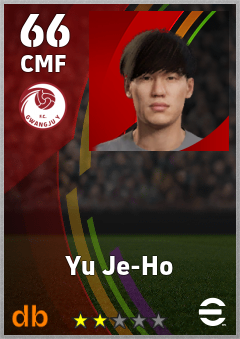 Yu Je-Ho eFootball player card