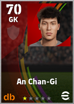An Chan-Gi — GK, OVR 70, MAX 70