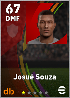 Josué Souza — DMF, OVR 67, MAX 67