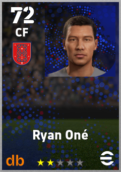 Ryan Oné — CF, OVR 72, MAX 72