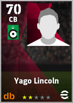 Yago Lincoln — CB, OVR 70, MAX 70