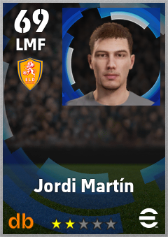 Jordi Martín — LMF, OVR 69, MAX 69