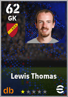 Lewis Thomas — GK, OVR 62, MAX 62