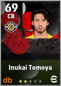 Inukai Tomoya eFootball player card