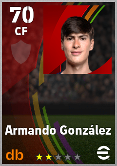 Armando González eFootball player card