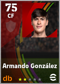 Armando González eFootball player card