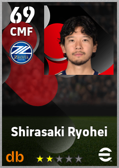 Shirasaki Ryohei eFootball player card