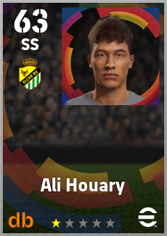 Ali Houary — SS, OVR 63, MAX 63