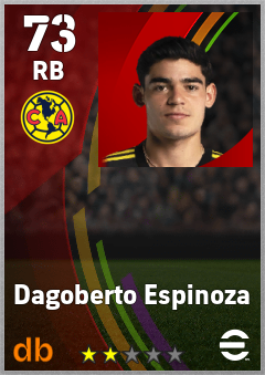 Dagoberto Espinoza — RB, OVR 73, MAX 73