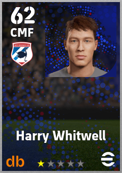 Harry Whitwell — CMF, OVR 62, MAX 62