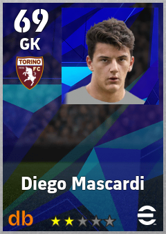 Diego Mascardi — GK, OVR 69, MAX 69