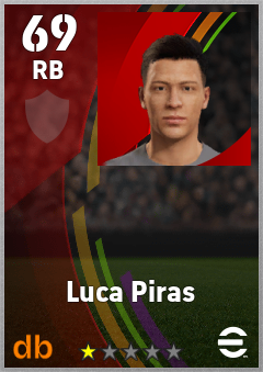 Luca Piras eFootball player card