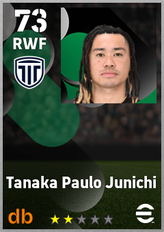Tanaka Paulo Junichi — RWF, OVR 73, MAX 73