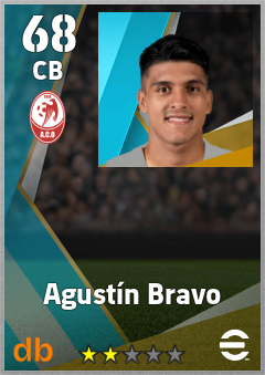 Agustín Bravo — CB, OVR 68, MAX 68