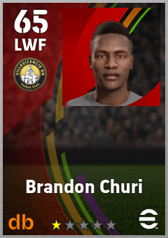 Brandon Churi — LWF, OVR 65, MAX 65