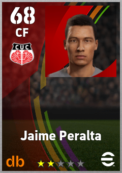 Jaime Peralta — CF, OVR 68, MAX 68