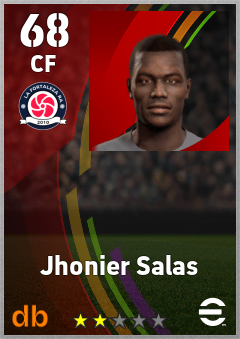 Jhonier Salas — CF, OVR 68, MAX 68