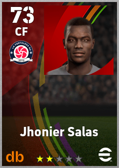 Jhonier Salas — CF, OVR 73, MAX 73