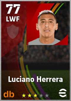 Luciano Herrera — LWF, OVR 77, MAX 77
