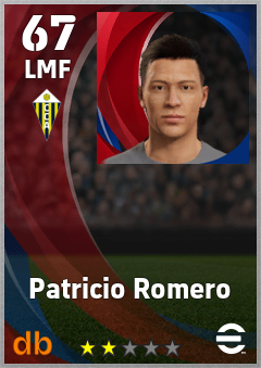Patricio Romero — LMF, OVR 67, MAX 67