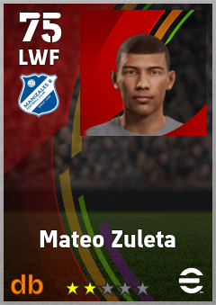 Mateo Zuleta eFootball player card