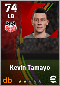 Kevin Tamayo — LB, OVR 74, MAX 74