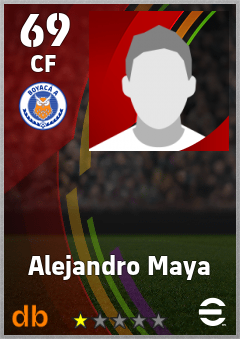 Alejandro Maya — CF, OVR 69, MAX 69