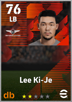Lee Ki-Je — LB, OVR 76, MAX 76
