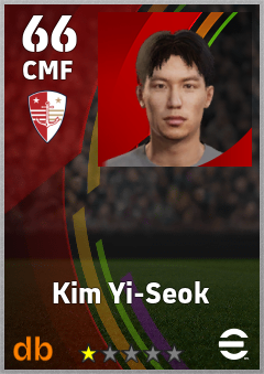 Kim Yi-Seok — CMF, OVR 66, MAX 66