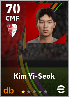 Kim Yi-Seok — CMF, OVR 70, MAX 70
