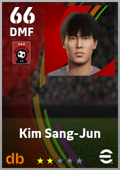 Kim Sang-Jun — DMF, OVR 66, MAX 66